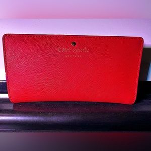 Kate Spade Wallet ♠️ Cherry Red.